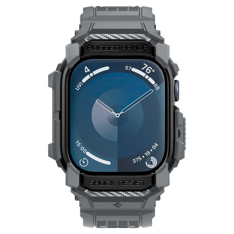 SPIGEN RUGGED ARMOR „PRO“ за Apple Watch 10/11 (46 мм) тъмно сиво - 8809971234498-ACS08605