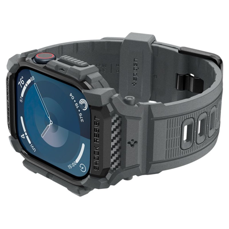 SPIGEN RUGGED ARMOR „PRO“ за Apple Watch 10/11 (46 мм) тъмно сиво - 8809971234498-ACS08605