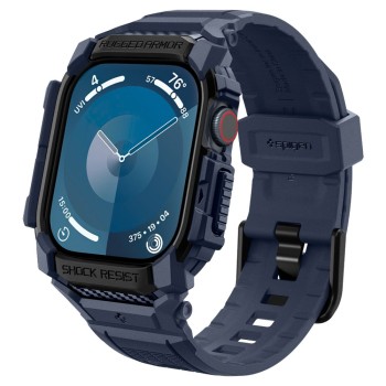 SPIGEN RUGGED ARMOR „PRO” каишка за Apple Watch 10/11 (46 мм) Navy Blue