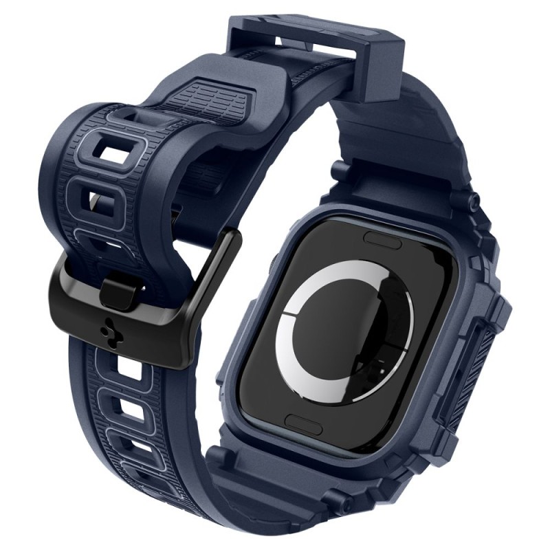 SPIGEN RUGGED ARMOR „PRO” каишка за Apple Watch 10/11 (46 мм) Navy Blue - SPIGEN RUGGED ARMOR „PRO” каишка за Apple Watch 10/11 (46 мм) Navy Blue - 8809971234504-ACS08606