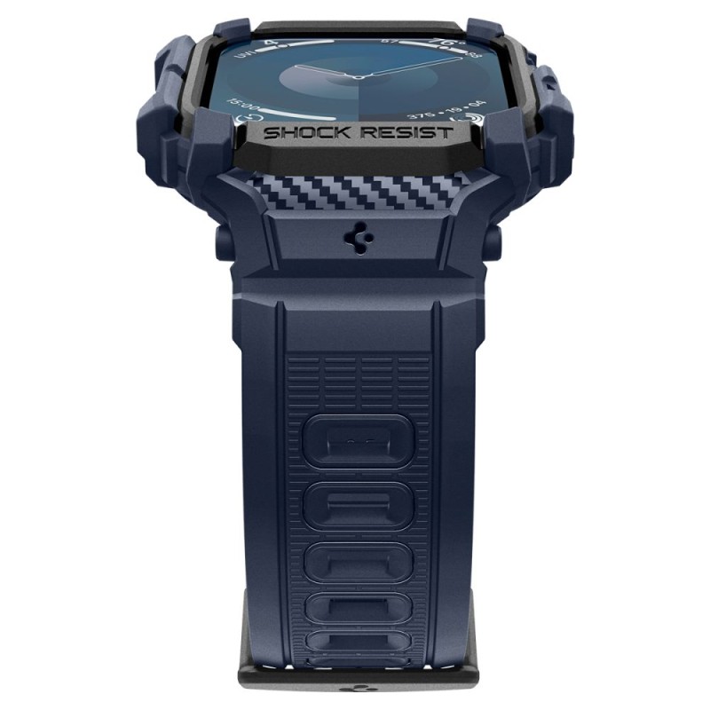 SPIGEN RUGGED ARMOR „PRO” каишка за Apple Watch 10/11 (46 мм) Navy Blue - SPIGEN RUGGED ARMOR „PRO” каишка за Apple Watch 10/11 (46 мм) Navy Blue - 8809971234504-ACS08606