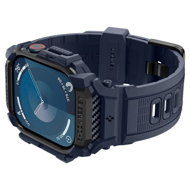 SPIGEN RUGGED ARMOR „PRO” каишка за Apple Watch 10/11 (46 мм) Navy Blue - SPIGEN RUGGED ARMOR „PRO” каишка за Apple Watch 10/11 (46 мм) Navy Blue - 8809971234504-ACS08606