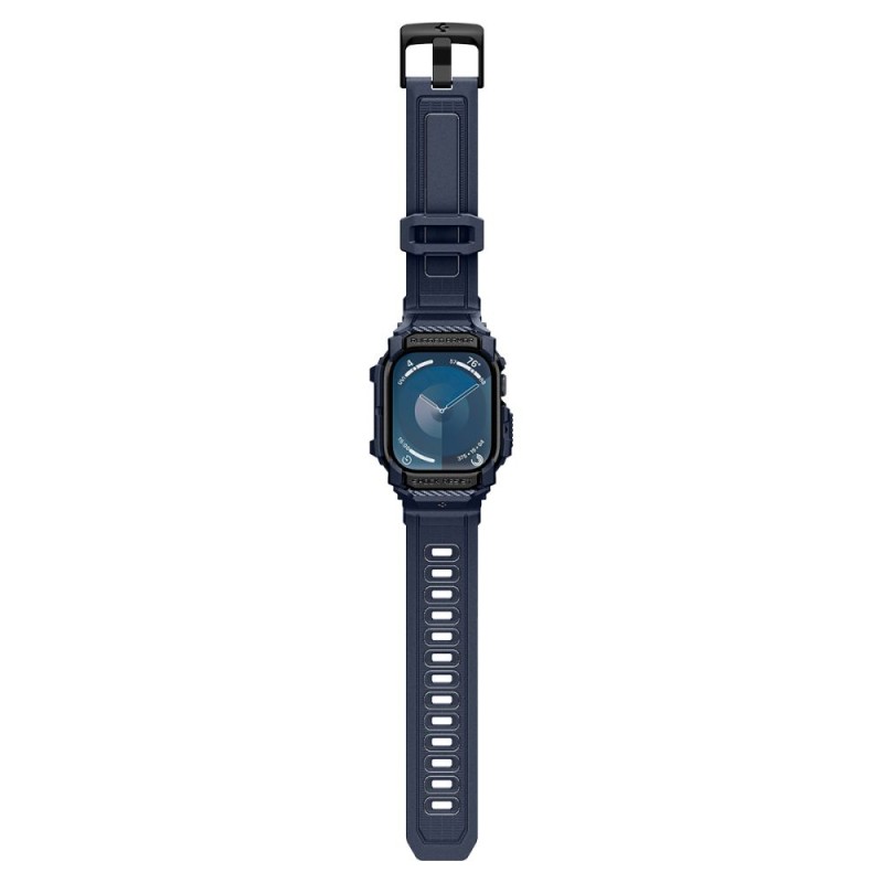 SPIGEN RUGGED ARMOR „PRO” каишка за Apple Watch 10/11 (46 мм) Navy Blue - SPIGEN RUGGED ARMOR „PRO” каишка за Apple Watch 10/11 (46 мм) Navy Blue - 8809971234504-ACS08606