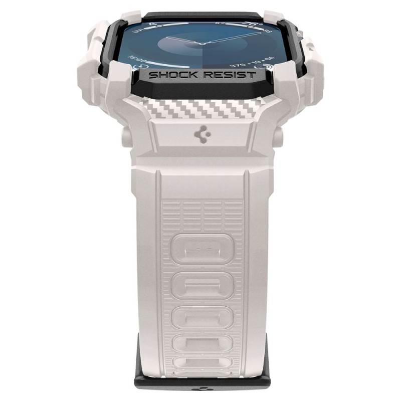 Spigen Rugged Armor Pro каишка за Apple Watch 10/11 (46 мм) Dune Beige - 8809971234511-ACS08607