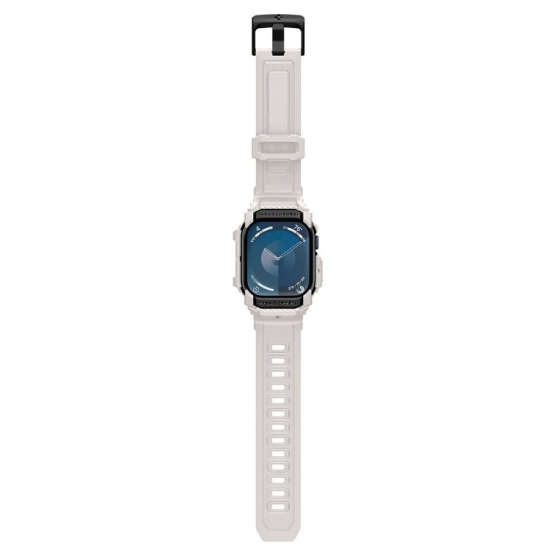 Spigen Rugged Armor Pro каишка за Apple Watch 10/11 (46 мм) Dune Beige - 8809971234511-ACS08607