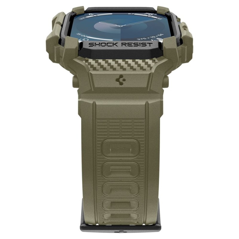 SPIGEN RUGGED ARMOR „PRO” каишка за Apple Watch 10 / 11 (46 мм) VINTAGE KHAKI - 8809971234528-ACS08608