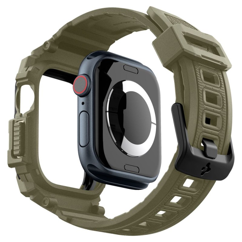 SPIGEN RUGGED ARMOR „PRO” каишка за Apple Watch 10 / 11 (46 мм) VINTAGE KHAKI - 8809971234528-ACS08608