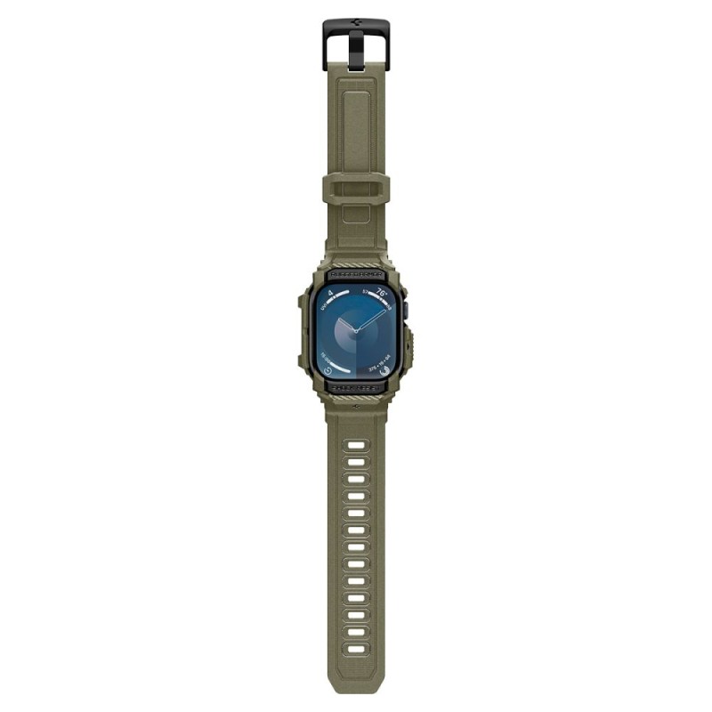 SPIGEN RUGGED ARMOR „PRO” каишка за Apple Watch 10 / 11 (46 мм) VINTAGE KHAKI - 8809971234528-ACS08608