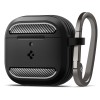 Spigen Rugged Armor калъф за Apple AirPods 4 матово черен - Spigen Rugged Armor калъф за Apple AirPods 4 матово черен - 8809971234788-ACS08642