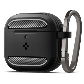 Spigen Rugged Armor калъф за Apple AirPods 4 матово черен