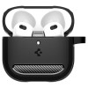 Spigen Rugged Armor калъф за Apple AirPods 4 матово черен - Spigen Rugged Armor калъф за Apple AirPods 4 матово черен - 8809971234788-ACS08642