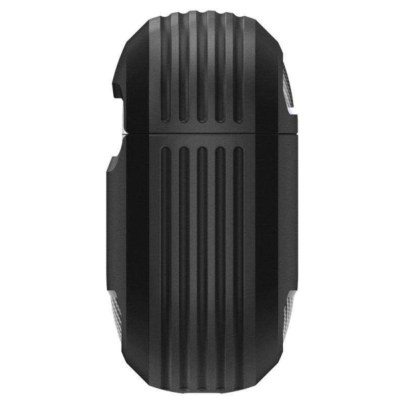 Spigen Rugged Armor калъф за Apple AirPods 4 матово черен - Spigen Rugged Armor калъф за Apple AirPods 4 матово черен - 8809971234788-ACS08642