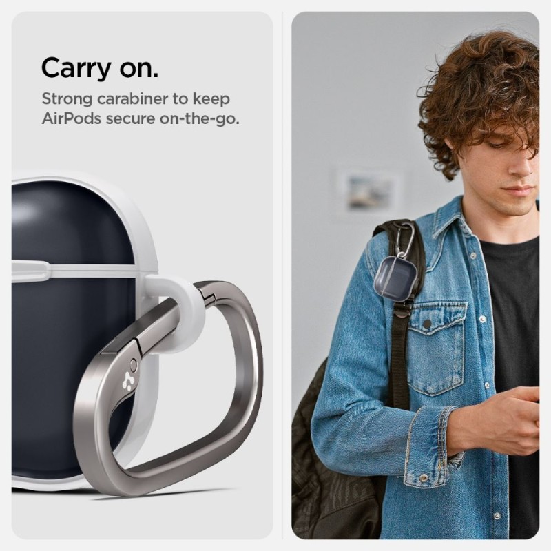 Tech-Protect SPIGEN Classic C1 калъф за Apple AirPods 4 графит (SKU 8809971234818-ACS08645) - Tech-Protect SPIGEN Classic C1 калъф за Apple AirPods 4 графит (SKU 8809971234818-ACS08645) - 8809971234818-ACS08645