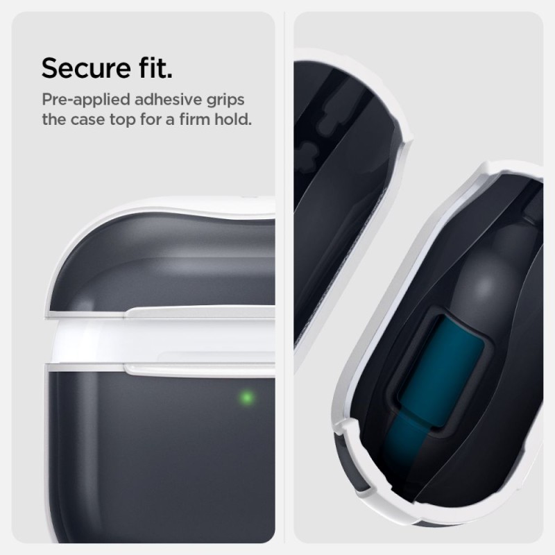 Tech-Protect SPIGEN Classic C1 калъф за Apple AirPods 4 графит (SKU 8809971234818-ACS08645) - Tech-Protect SPIGEN Classic C1 калъф за Apple AirPods 4 графит (SKU 8809971234818-ACS08645) - 8809971234818-ACS08645