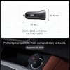 SPIGEN ESSENTIAL EV301 1-порт USB зарядно за кола 30W, черно - 8809971235242-ACP08699