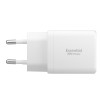 Spigen Essential EE202EU 2-порт мрежово зарядно GaN Pro 20W (бяло) - Spigen Essential EE202EU 2-порт мрежово зарядно GaN Pro 20W (бяло) - 8809971235297-ACH08704