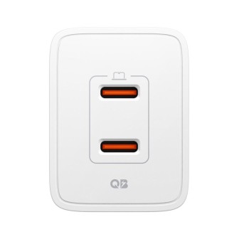SPIGEN ESSENTIAL EE472EU 2-портов мрежов зарядeн адаптер GaN Pro 47W (бял) SPIGEN ESSENTIAL EE472EU 2-портов мрежов зарядeн адаптер GaN Pro 47W (бял)