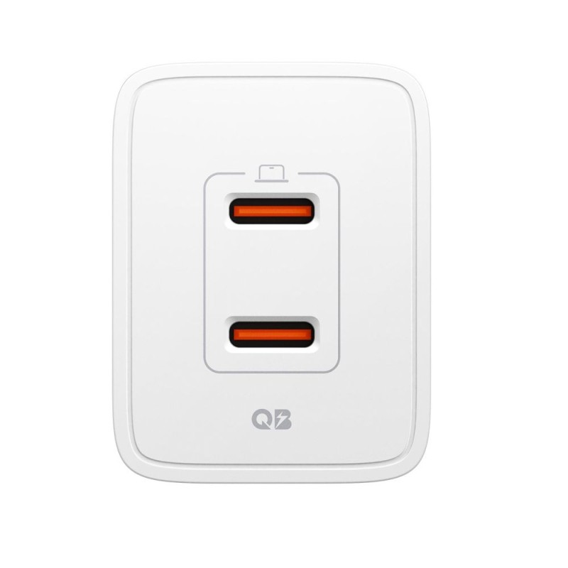 SPIGEN ESSENTIAL EE472EU 2-портов мрежов зарядeн адаптер GaN Pro 47W (бял) - 8809971235327-ACH08707