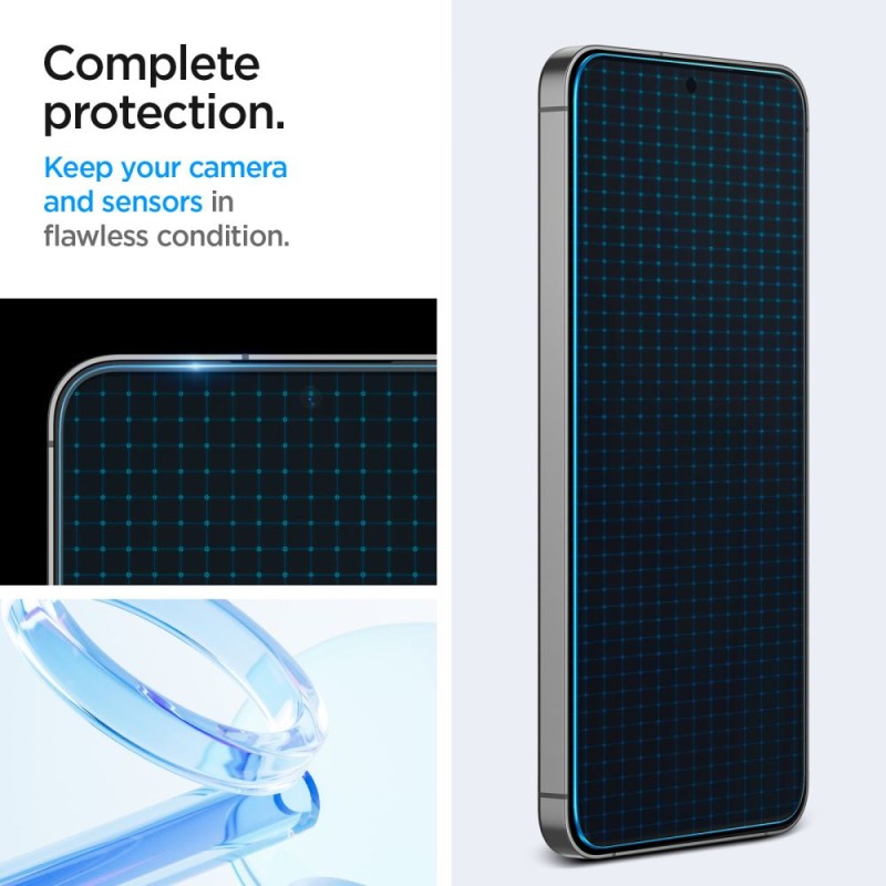 Spigen Glas.TR „EZ Fit” закалено стъкло 2 бр. за Samsung Galaxy A56 5G / S24 FE CLEAR - 8809971235549-AGL08729