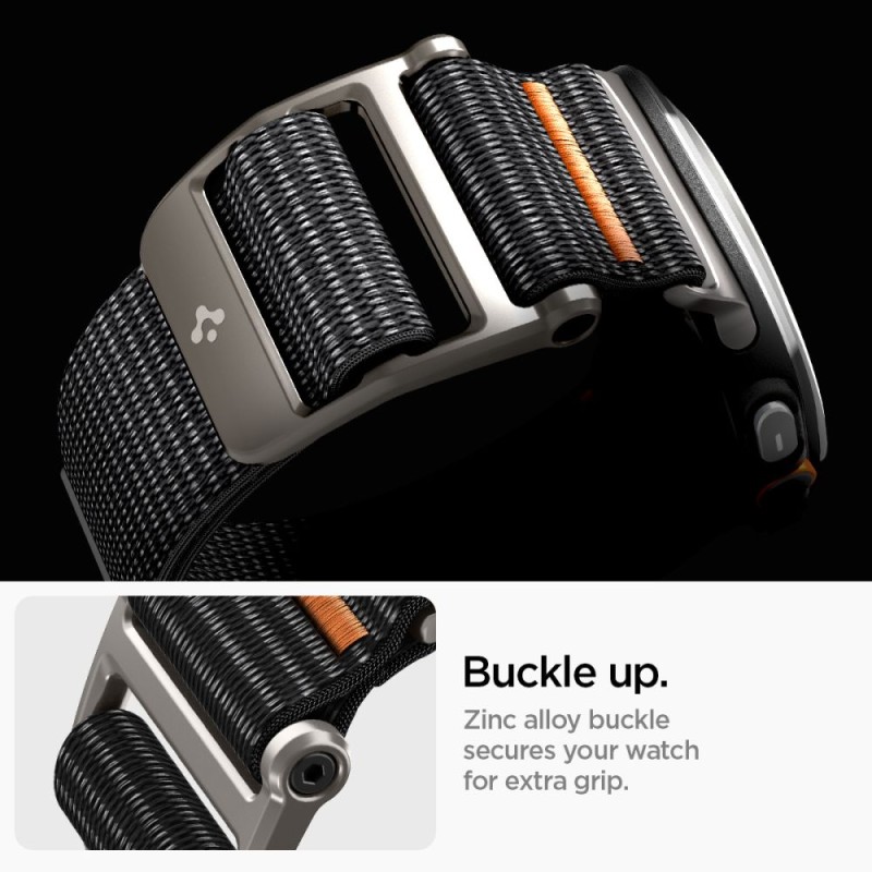 SPIGEN DuraPro Flex каишка за Samsung Galaxy Watch Ultra 2024/2025 (47 мм) черна - SPIGEN DuraPro Flex каишка за Samsung Galaxy Watch Ultra 2024/2025 (47 мм) черна - 8809971235983-AMP08773