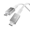 Spigen EB10010CC Essential USB-C към USB-C кабел 100W 100 см бял - Spigen EB10010CC Essential USB-C към USB-C кабел 100W 100 см бял - 8809971235990-ACA08774