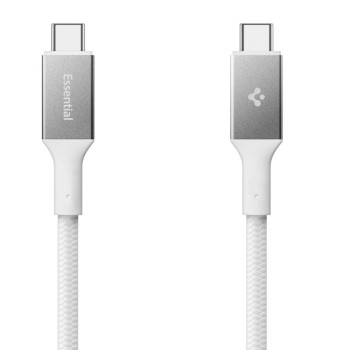 Spigen EB10010CC Essential USB-C към USB-C кабел 100W 100 см бял