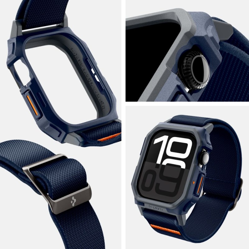 SPIGEN LITE FIT „PRO“ за Apple Watch 10 / 11 (46 мм) Navy Blue - 8809971237550-ACS08925