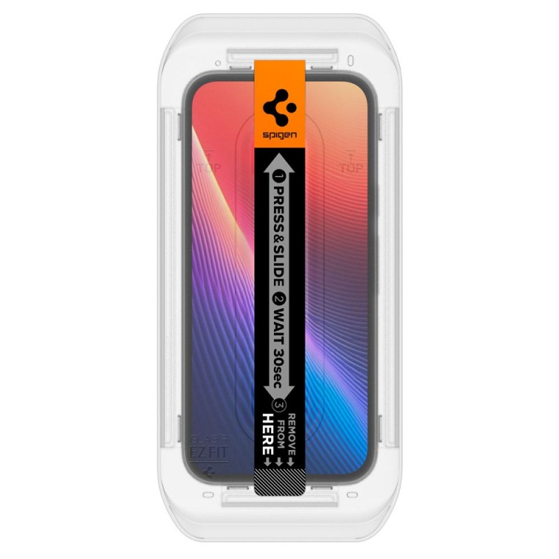 Spigen Glas.TR „EZ Fit” – закалено стъкло за Google Pixel 9A, 2 броя, Clear - 8809971237680-AGL08938