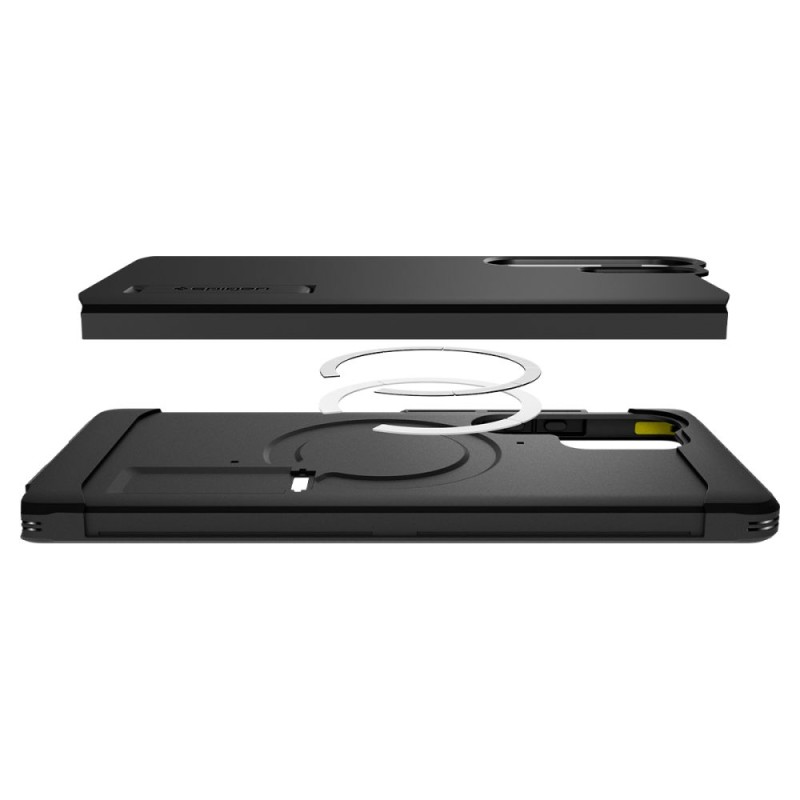 Spigen Tough Armor MagSafe Case за Samsung Galaxy S25 Ultra, черен - Spigen Tough Armor MagSafe Case за Samsung Galaxy S25 Ultra, черен - 8809971237956-ACS08964
