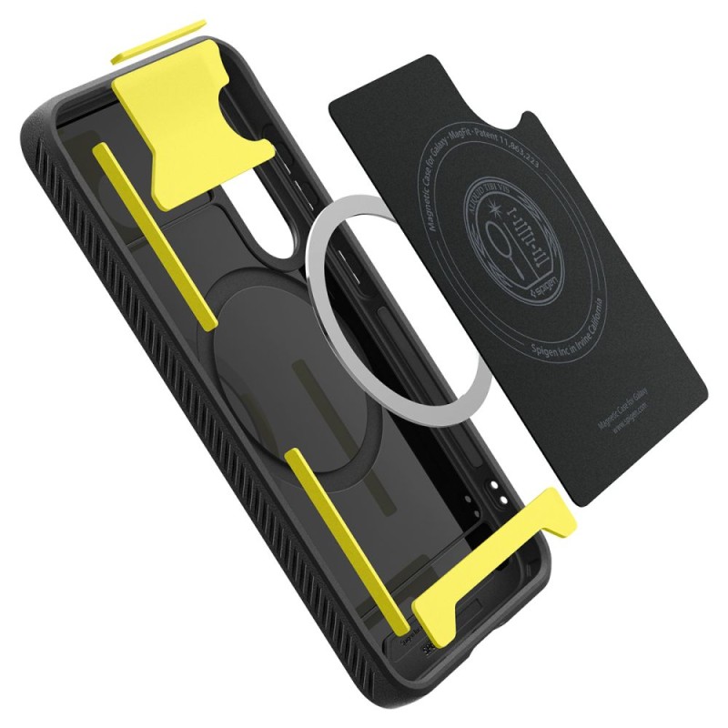 SPIGEN Rugged Armor MagSafe кейс за Galaxy S25, матово черно (ACS08998) - SPIGEN Rugged Armor MagSafe кейс за Galaxy S25, матово черно (ACS08998) - 8809971238298-ACS08998