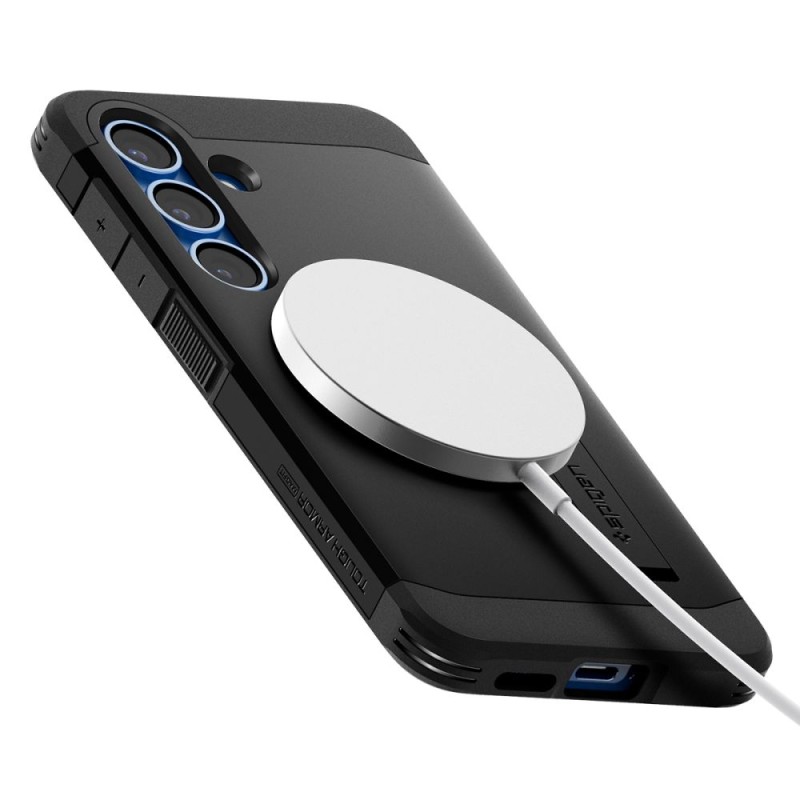 Spigen Tough Armor MagSafe кейс за Galaxy S25 – черен - 8809971238397-ACS09008