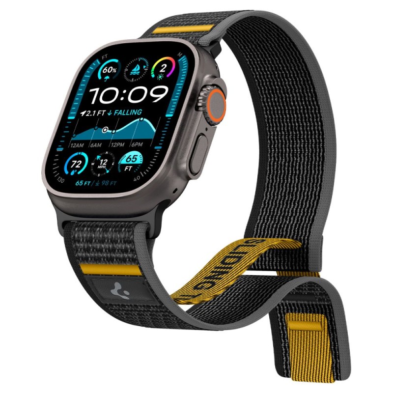 SPIGEN Athlex Air каишка за Apple Watch 8/9/10/11/SE/Ultra (44/45/46/49 мм) Active Black - SPIGEN Athlex Air каишка за Apple Watch 8/9/10/11/SE/Ultra (44/45/46/49 мм) Active Black - 8809971238649-AMP09033