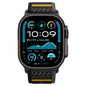 SPIGEN Athlex Air каишка за Apple Watch 8/9/10/11/SE/Ultra (44/45/46/49 мм) Active Black