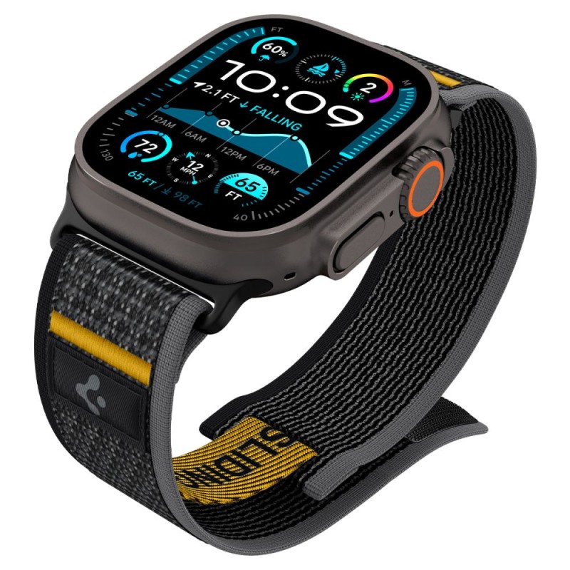 SPIGEN Athlex Air каишка за Apple Watch 8/9/10/11/SE/Ultra (44/45/46/49 мм) Active Black - SPIGEN Athlex Air каишка за Apple Watch 8/9/10/11/SE/Ultra (44/45/46/49 мм) Active Black - 8809971238649-AMP09033