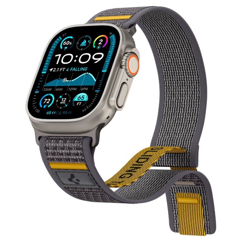 Spigen Athlex Air каишка за Apple Watch 8/9/10/11/SE/Ultra (44/45/46/49 мм) Active Grey - 8809971238656-AMP09034