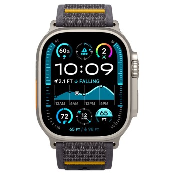 Spigen Athlex Air каишка за Apple Watch 8/9/10/11/SE/Ultra (44/45/46/49 мм) Active Grey