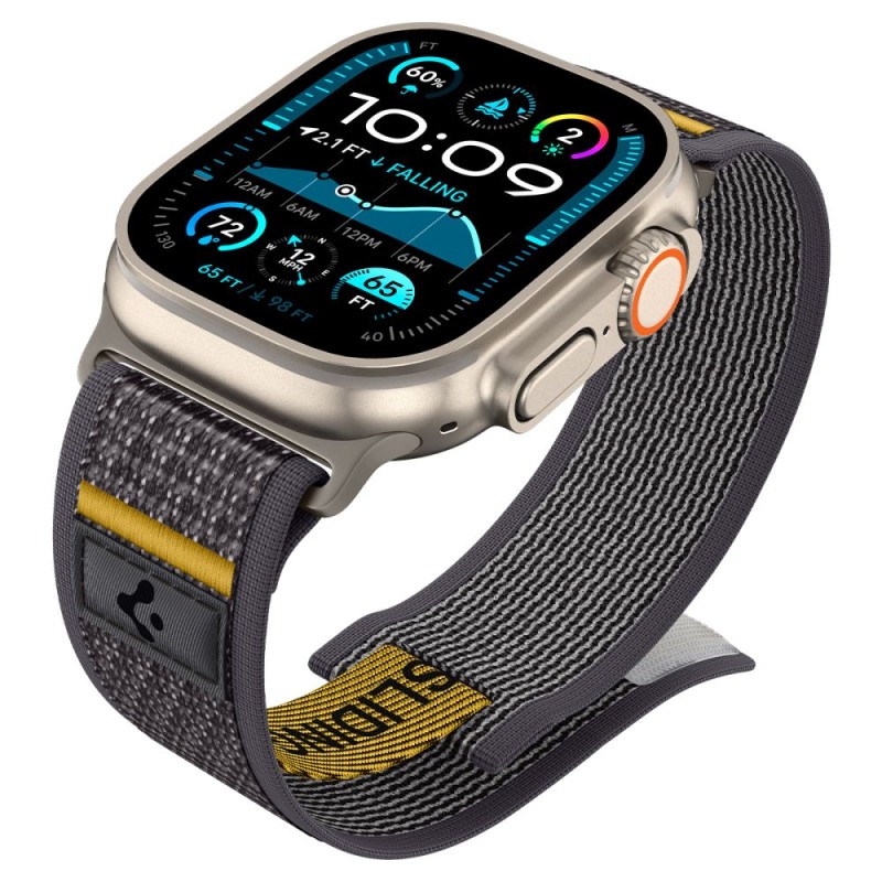 Spigen Athlex Air каишка за Apple Watch 8/9/10/11/SE/Ultra (44/45/46/49 мм) Active Grey - 8809971238656-AMP09034