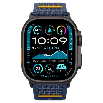 SPIGEN Athlex Air каишка за Apple Watch 8 / 9 / 10 / 11 / SE / Ultra (44 / 45 / 46 / 49 мм) Active Navy