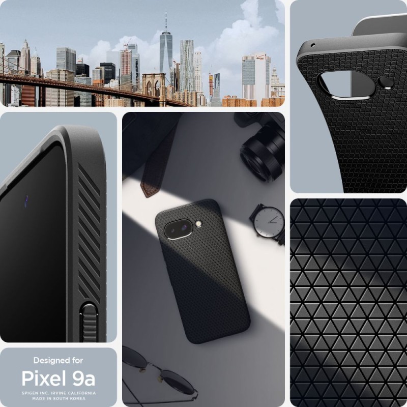 SPIGEN Liquid Air за Google Pixel 9A (матово черно) - 8809971238700-ACS09039