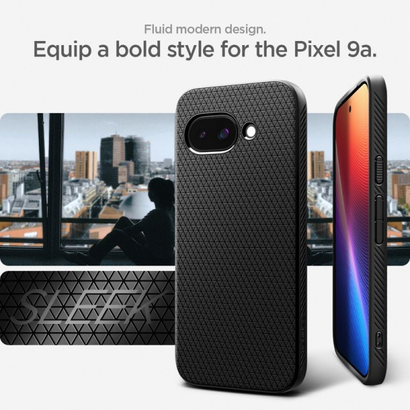 SPIGEN Liquid Air за Google Pixel 9A (матово черно) - 8809971238700-ACS09039
