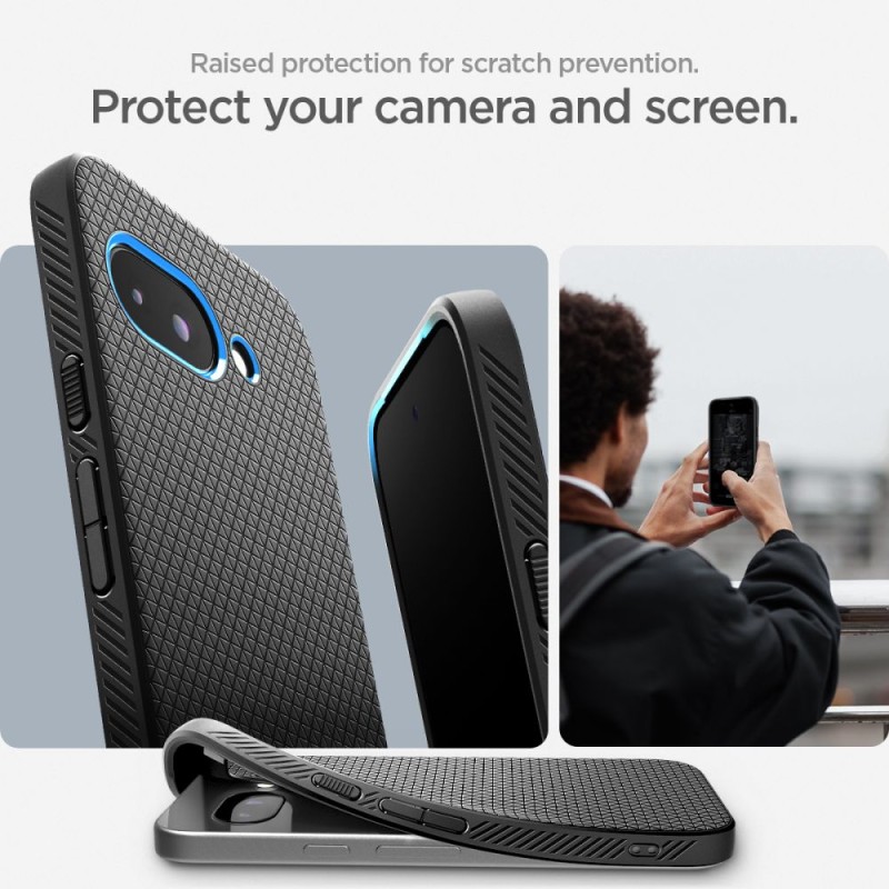 SPIGEN Liquid Air за Google Pixel 9A (матово черно) - 8809971238700-ACS09039