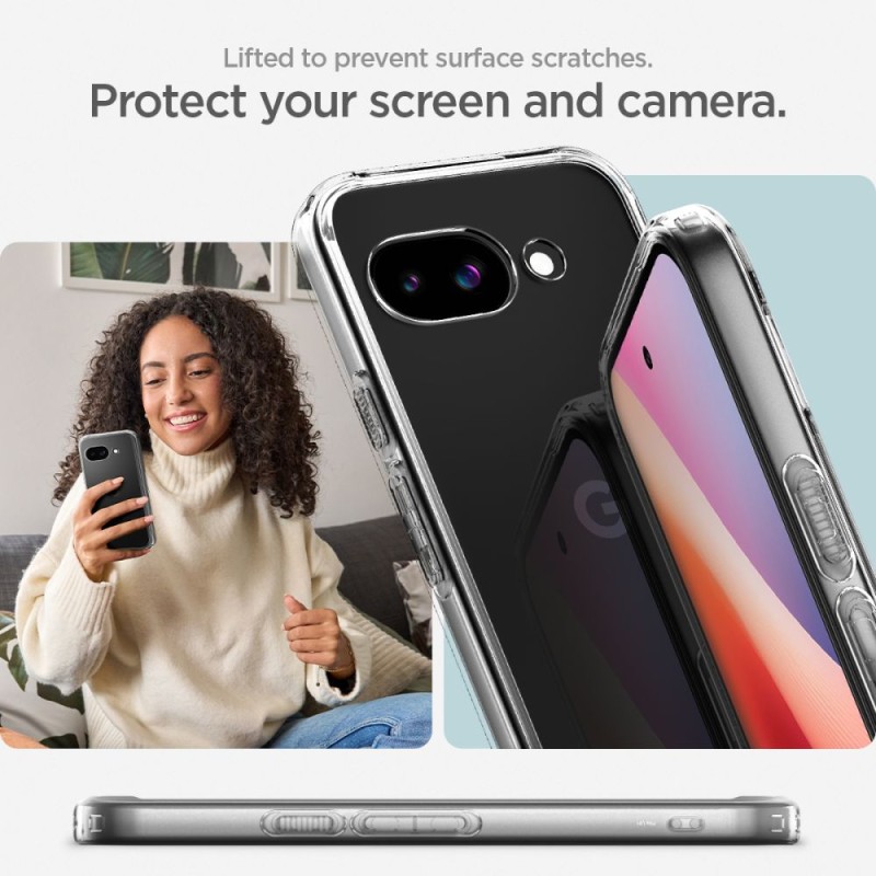 Spigen Ultra Hybrid за Google Pixel 9A Crystal Clear (SKU: 8809971238731-ACS09042) - 8809971238731-ACS09042