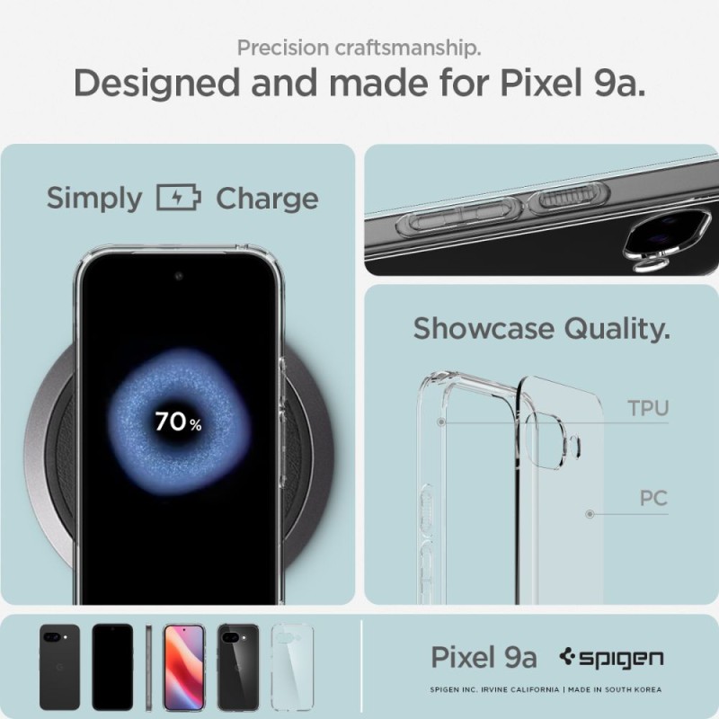 Spigen Ultra Hybrid за Google Pixel 9A Crystal Clear (SKU: 8809971238731-ACS09042) - 8809971238731-ACS09042