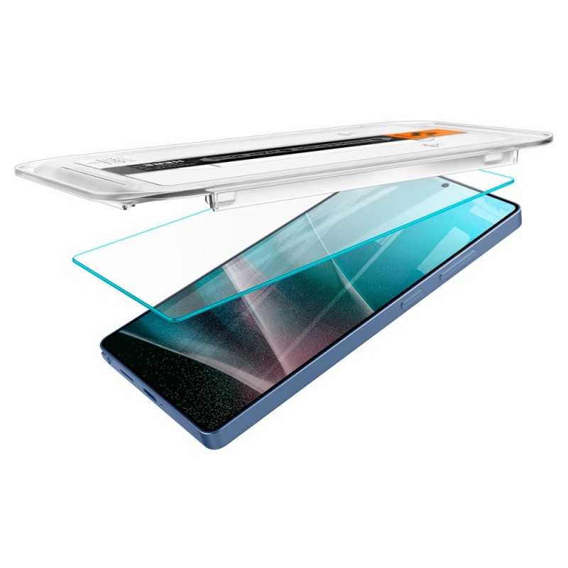 Spigen Glas.TR „EZ Fit” HD закалено стъкло 2-пак за Galaxy S25 Ultra (Ultra Clear) - 8809971239134-AGL09082