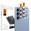 Spigen Optik Pro „Ez Fit” протектор за камера от стъкло (2 бр.) за Galaxy S25 Ultra Black - 8809971239158-AGL09084