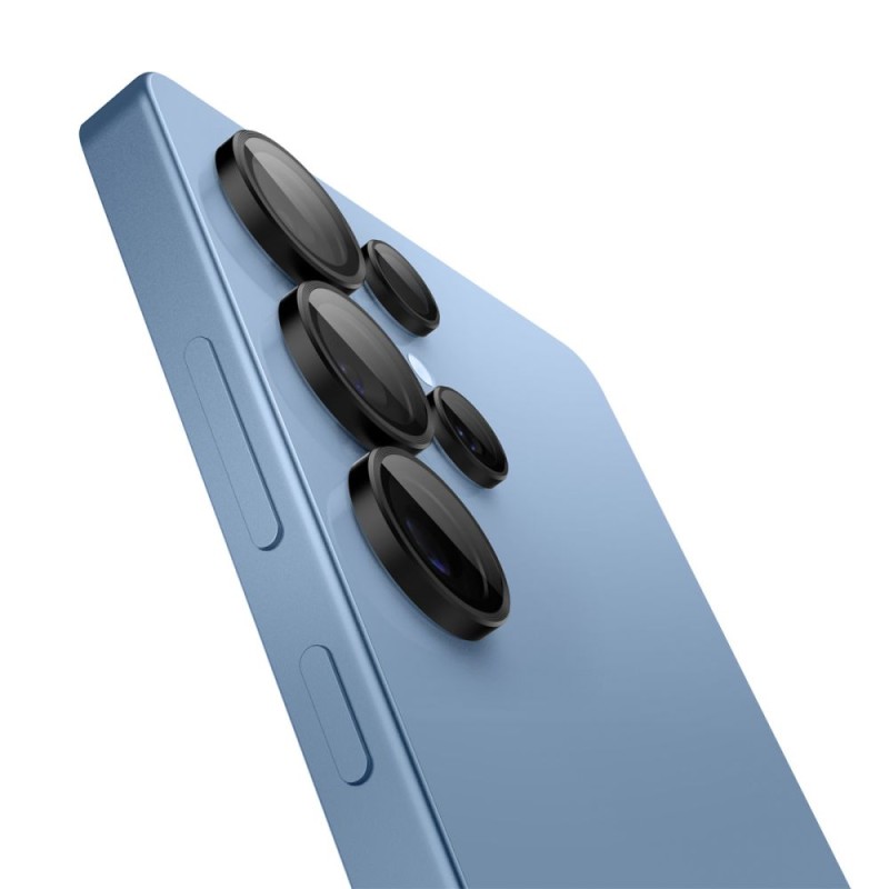 Spigen Optik Pro „Ez Fit” протектор за камера от стъкло (2 бр.) за Galaxy S25 Ultra Black - 8809971239158-AGL09084