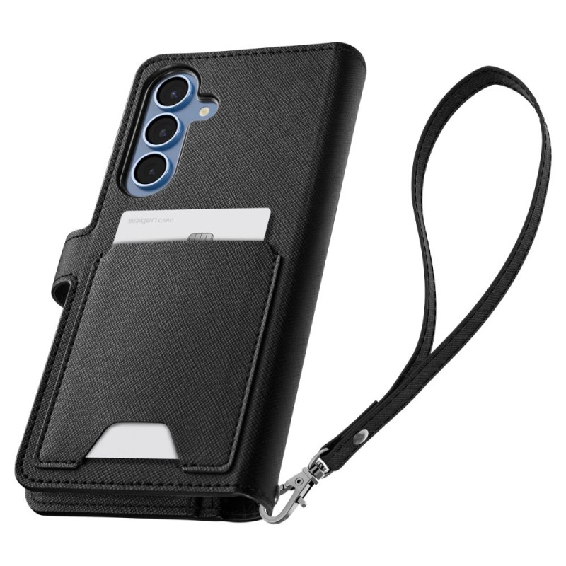 SPIGEN Wallet “S” за Galaxy S25+ Plus Black - SPIGEN Wallet “S” за Galaxy S25+ Plus Black - 8809971239554-ACS09125