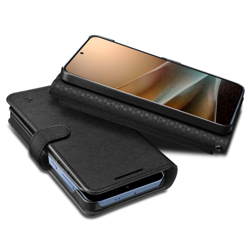 SPIGEN Wallet “S” за Galaxy S25+ Plus Black - SPIGEN Wallet “S” за Galaxy S25+ Plus Black - 8809971239554-ACS09125