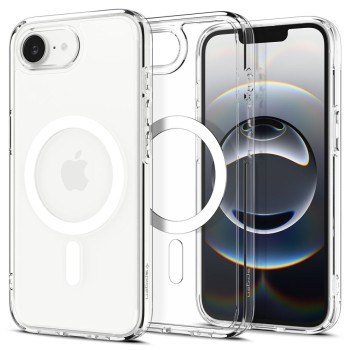 Spigen Ultra Hybrid Mag MagSafe за iPhone 16E / 17E White (SKU 8809971239691-ACS09139)