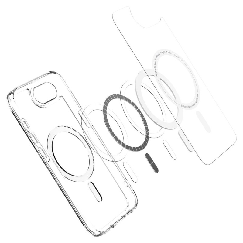 Spigen Ultra Hybrid Mag MagSafe за iPhone 16E / 17E White (SKU 8809971239691-ACS09139) - 8809971239691-ACS09139